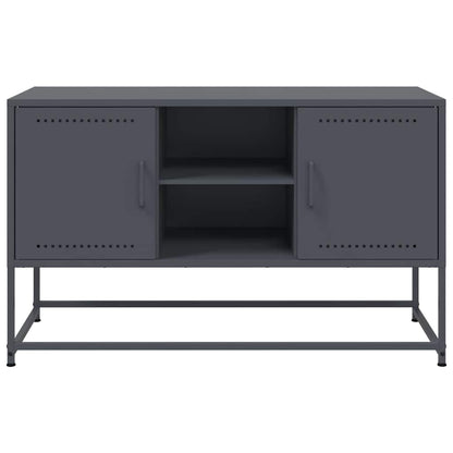 TV-Schrank Anthrazit 100,5x39x60,5 cm Stahl