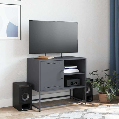 TV-Schrank Anthrazit 68x39x60,5 cm Stahl