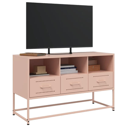vidaXL TV-Schrank Rosa 100,5x39x60,5 cm Stahl