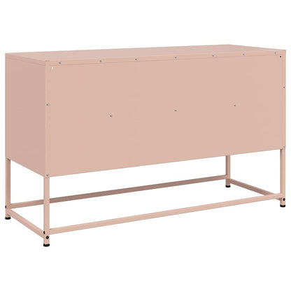 vidaXL TV-Schrank Rosa 100,5x39x60,5 cm Stahl
