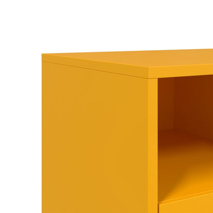 TV-Schrank Senfgelb 100,5x39x60,5 cm Stahl