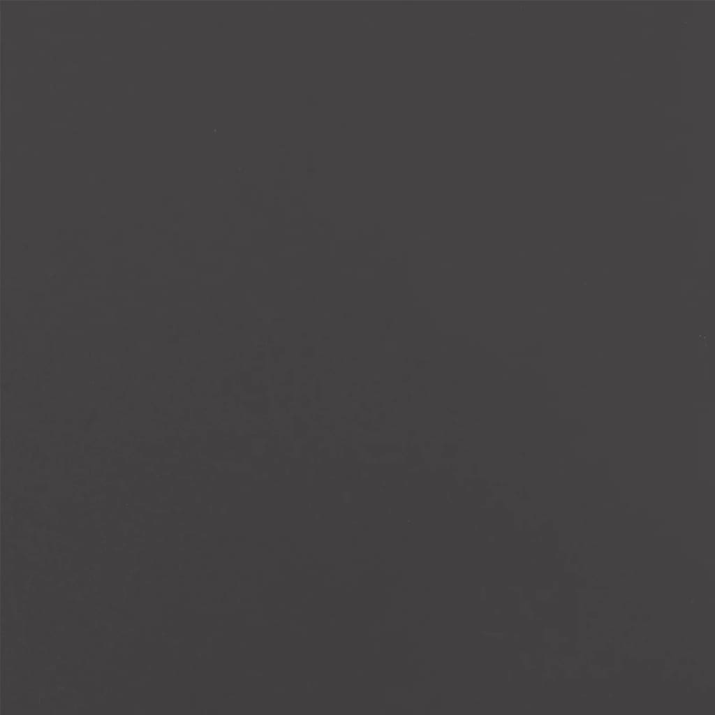 vidaXL Nachttische 2 Stk. Schwarz 36x39x60,5 cm Stahl