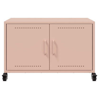 vidaXL TV-Schrank Rosa 68x39x43,5 cm Kaltgewalzter Stahl