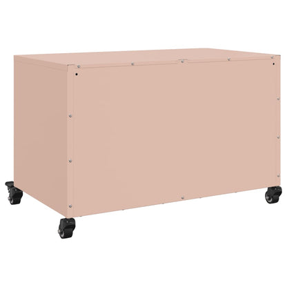 vidaXL TV-Schrank Rosa 68x39x43,5 cm Kaltgewalzter Stahl