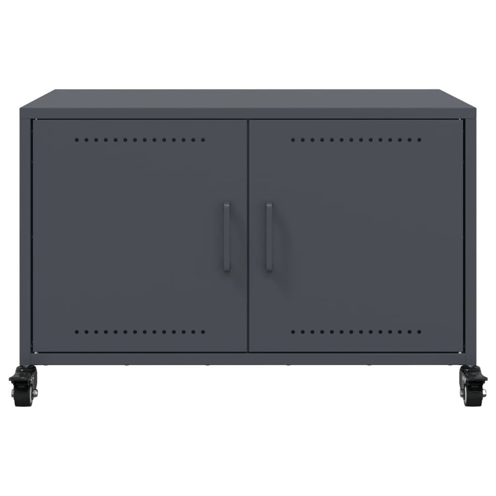 TV-Schrank Anthrazit 68x39x43,5 cm Kaltgewalzter Stahl