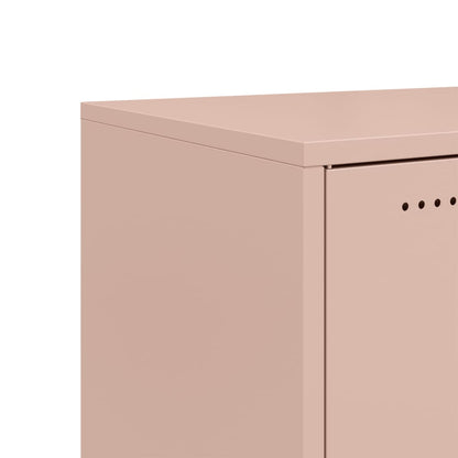 vidaXL Commode rose 68x39x72 cm acier