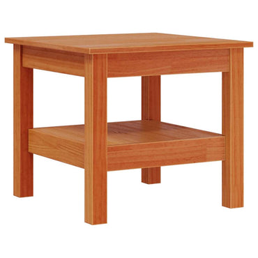 vidaXL Couchtisch Wachsbraun 45x45x40 cm Massivholz Kiefer
