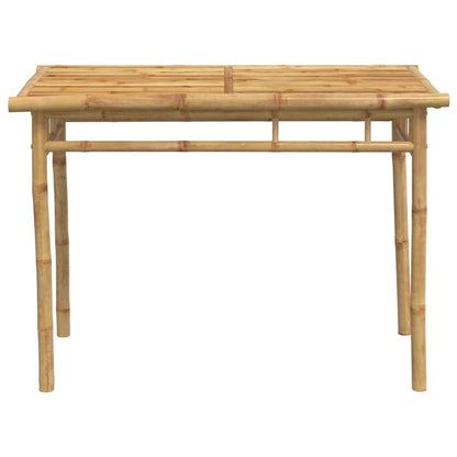 vidaXL Table à dîner de jardin 110x55x75 cm Bambou