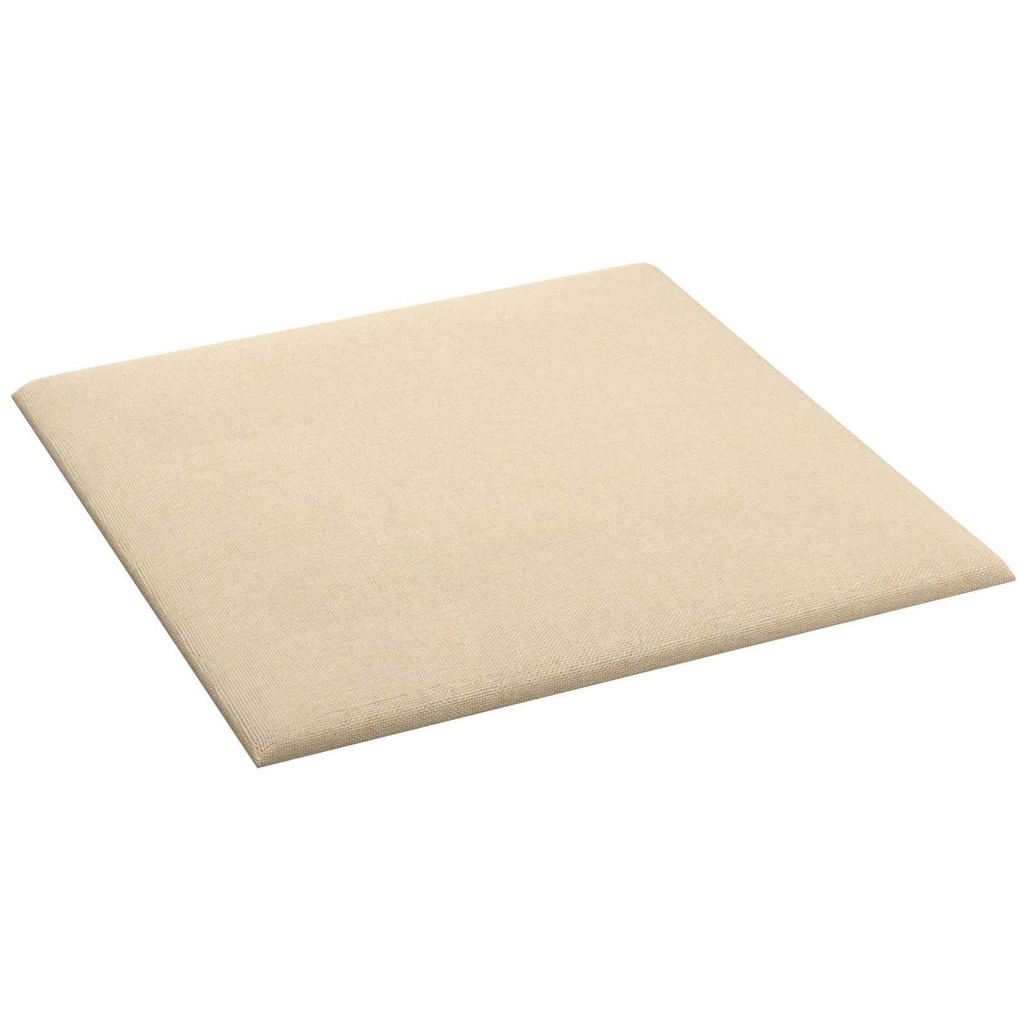 Wandkopfteilen 12 pcs Creme 30 x 30 cm Stoff
