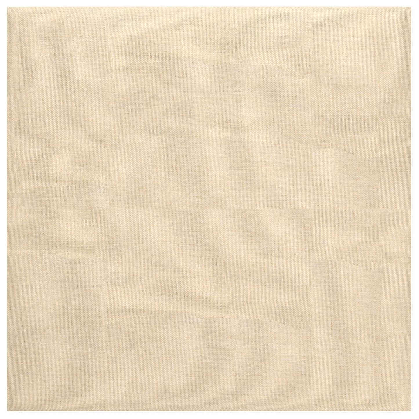 Wandkopfteilen 12 pcs Creme 30 x 30 cm Stoff