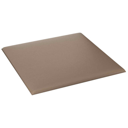 Wandkopfteilen 12 pcs Cappuccino 30 x 30 cm Stoff
