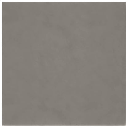 Wandkopfteilen 12 pcs Hellgrau 30 x 30 cm Samt