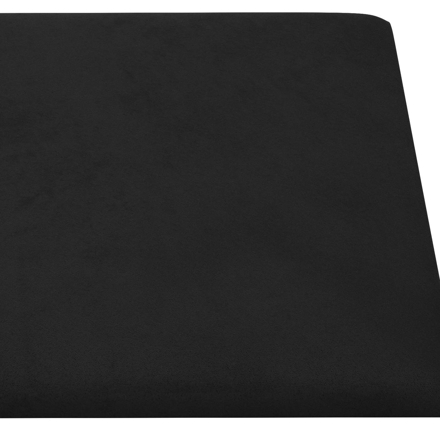 Wandkopfteilen 12 pcs Schwarz 30 x 30 cm Samt