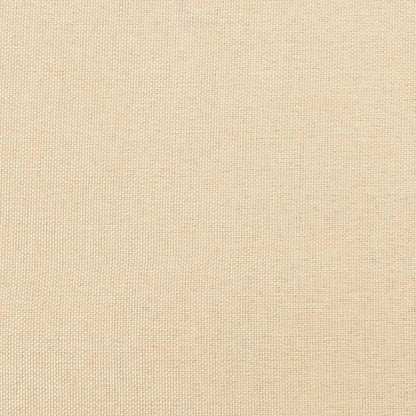 Wandkopfteilen 12 pcs Creme 60 x 15 cm Stoff