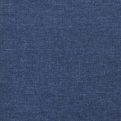 Wandkopfteilen 12 pcs Blau 60 x 15 cm Stoff