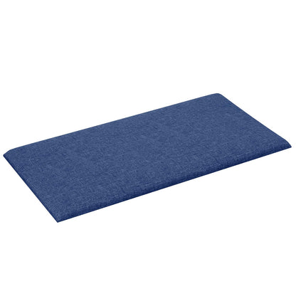 Wandkopfteilen 12 pcs Blau 60 x 30 cm Stoff