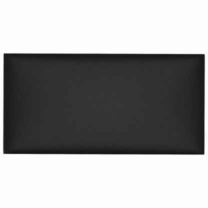 Wandkopfteilen 12 pcs Schwarz 60 x 30 cm Stoff