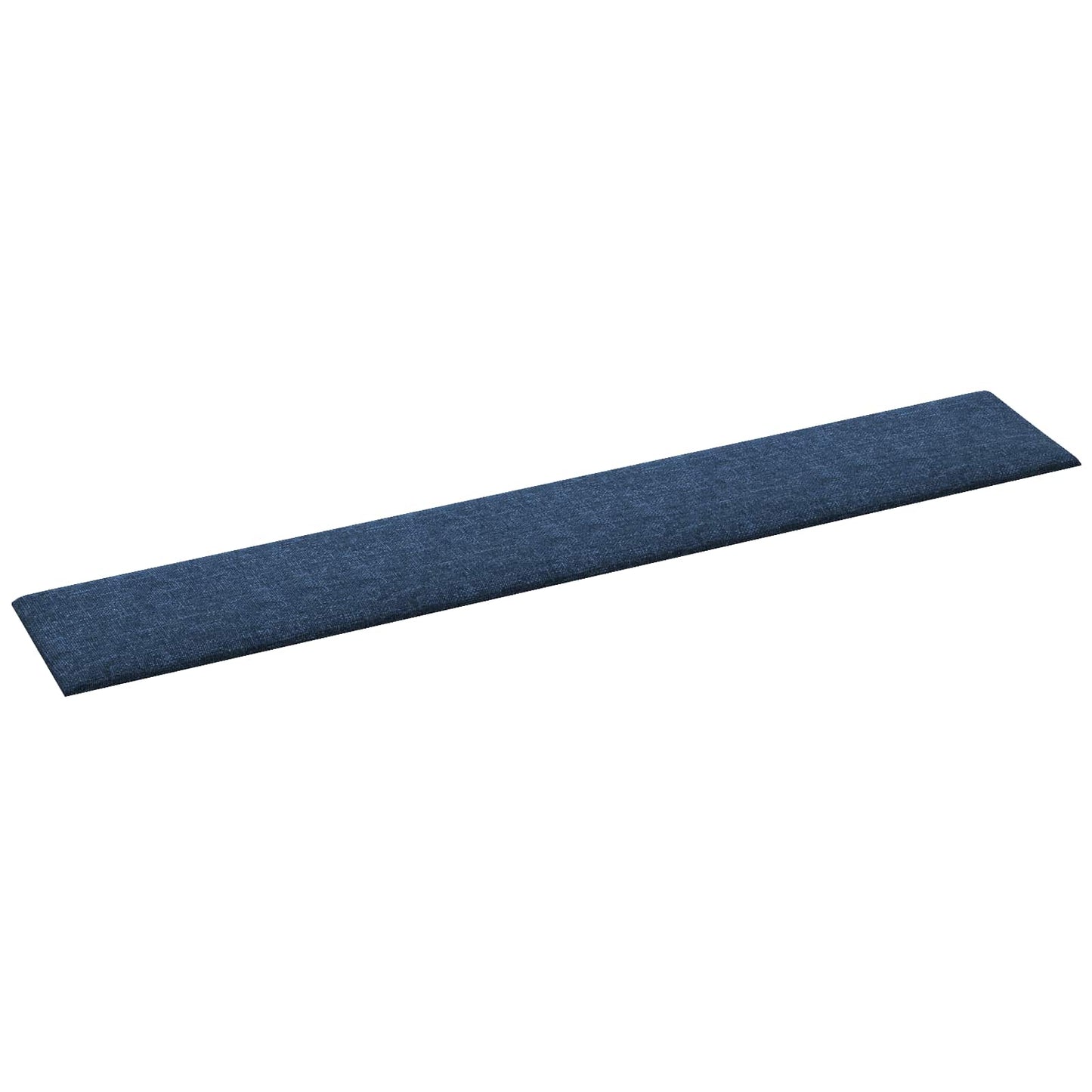 Wandkopfteilen 12 pcs Blau 90 x 15 cm Stoff