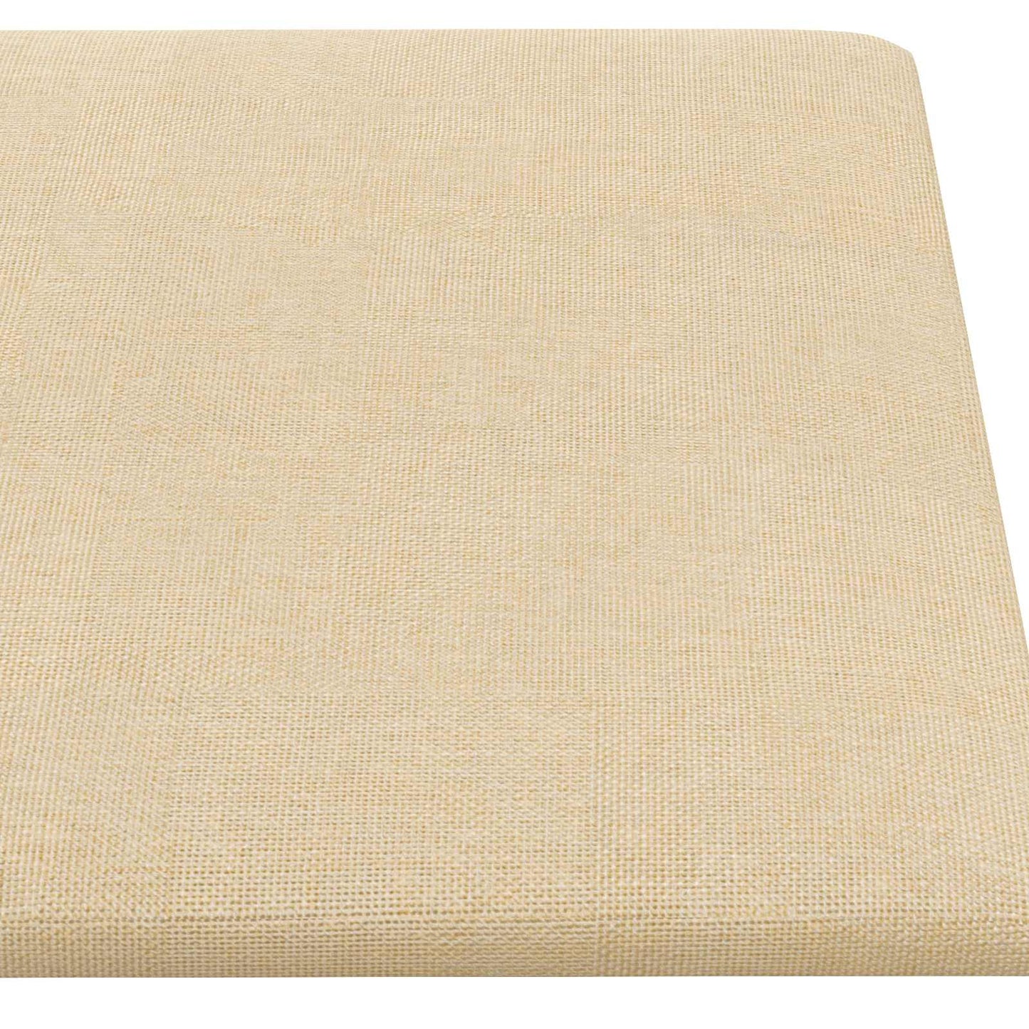 Wandkopfteilen 12 pcs Creme 90 x 30 cm Stoff