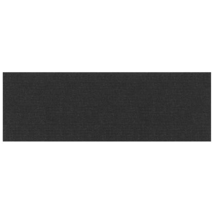 Wandkopfteilen 12 pcs Schwarz 90 x 30 cm Stoff