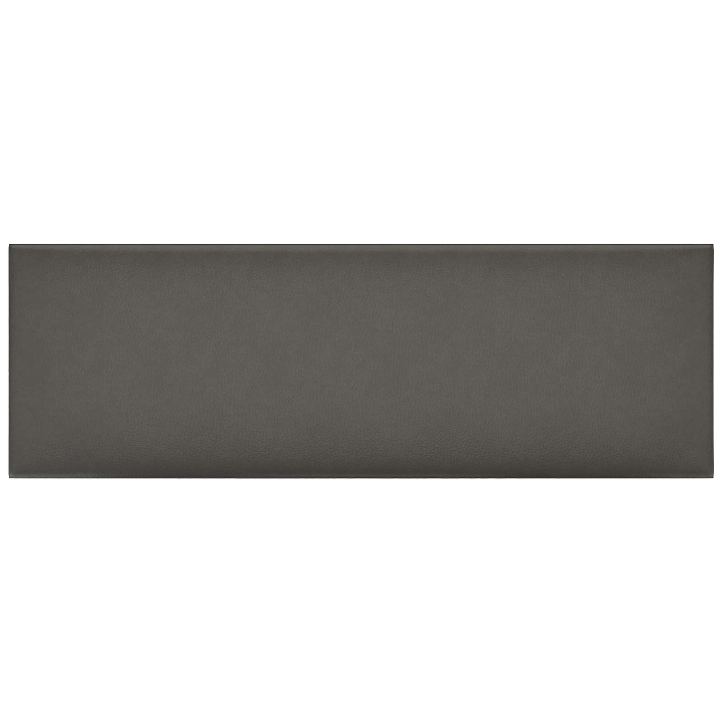 Wandkopfteilen 12 pcs Grau 90 x 30 cm Stoff