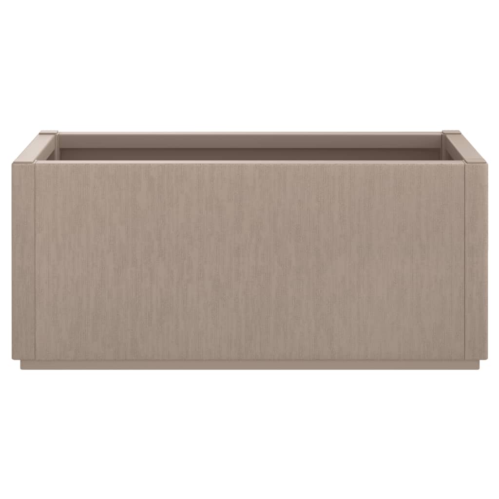 vidaXL Pflanzkübel Hellbraun 80x36x35 cm PP