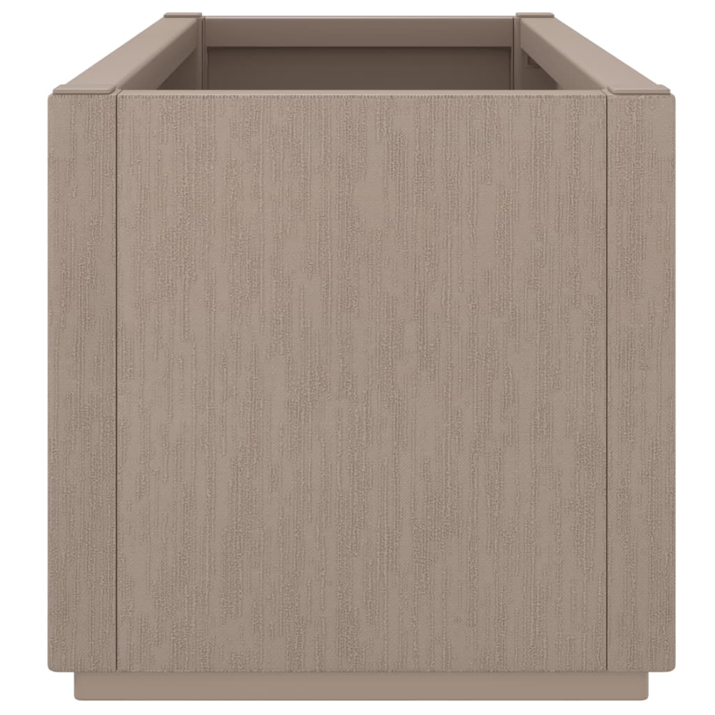 vidaXL Pflanzkübel Hellbraun 80x36x35 cm PP