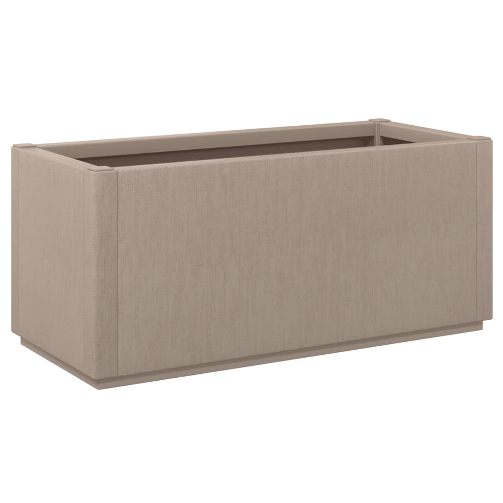 vidaXL Pflanzkübel Hellbraun 80x36x35 cm PP