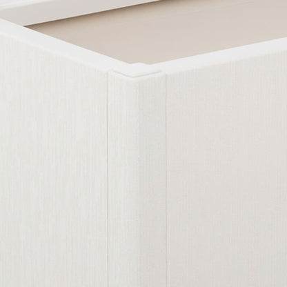 vidaXL Pflanzkübel mit Rankgitter Weiß 80x36x140 cm PP