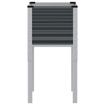 vidaXL Jardinière de jardin anthracite 45 x 45 x 88 cm acier