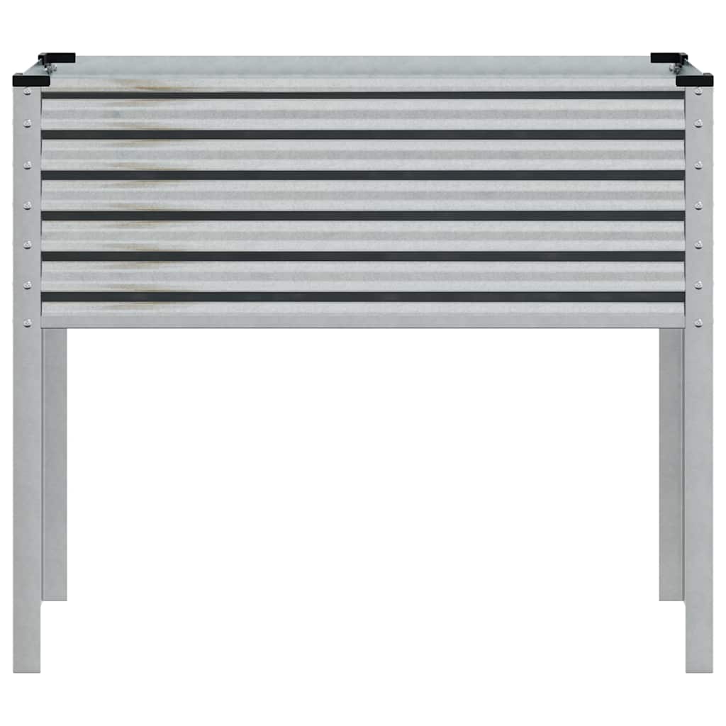 vidaXL Garten-Pflanzgefäß 100 x 45 x 90 cm Verzinkter Stahl