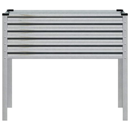 vidaXL Garten-Pflanzgefäß 100 x 45 x 90 cm Verzinkter Stahl