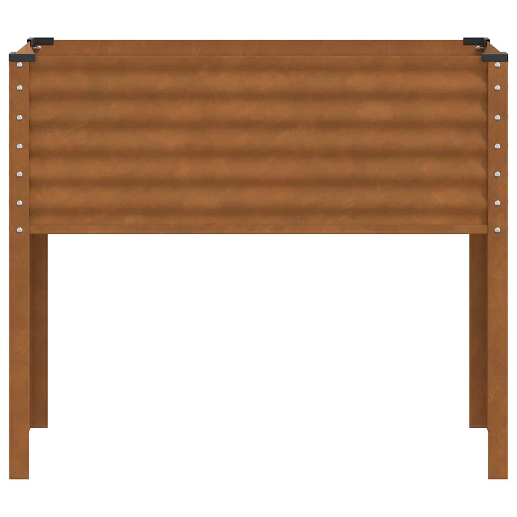 vidaXL Gartenpflanzgefäß 100 x 45 x 90 cm Verwitterungsstahl