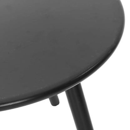 Gartenstuhl-Set 3-tlg. Schwarz und Weiß Poly Rattan