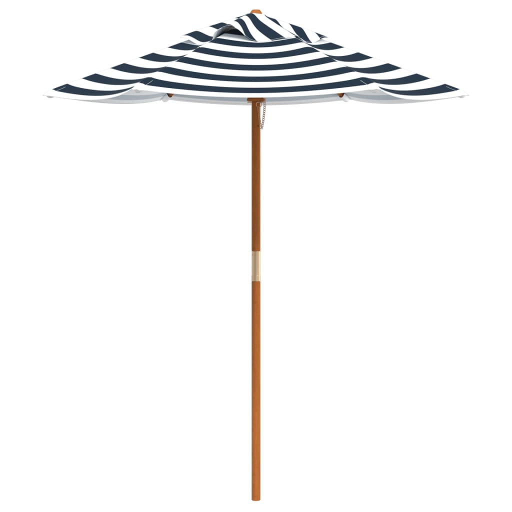 vidaXL Table de pique-nique pour 4 enfants avec parasol Bois de sapin massif
