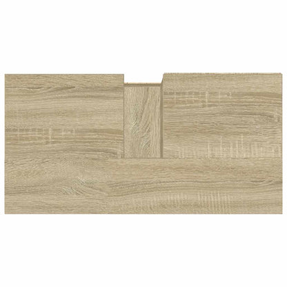 vidaXL Badschrank Sonoma-Eiche 65x33x60 cm Holzwerkstoff