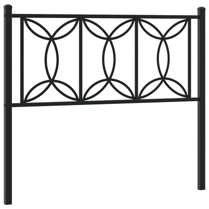 vidaXL Ersatz-Kopfteil Metall Schwarz 100 cm