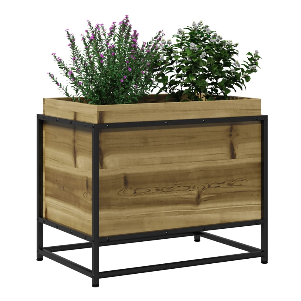 vidaXL Jardinière 60x40x50 cm Pin imprégné