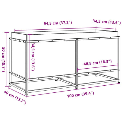 vidaXL Pflanzkübel 100x40x50 cm Kiefernholz Imprägniert