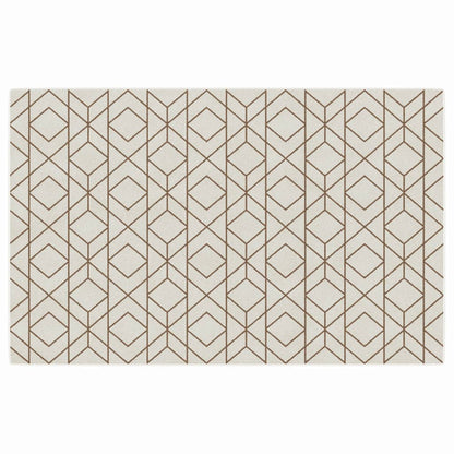 vidaXL Teppich Kurzflor Mehrfarbig 190x300 cm Rutschfest