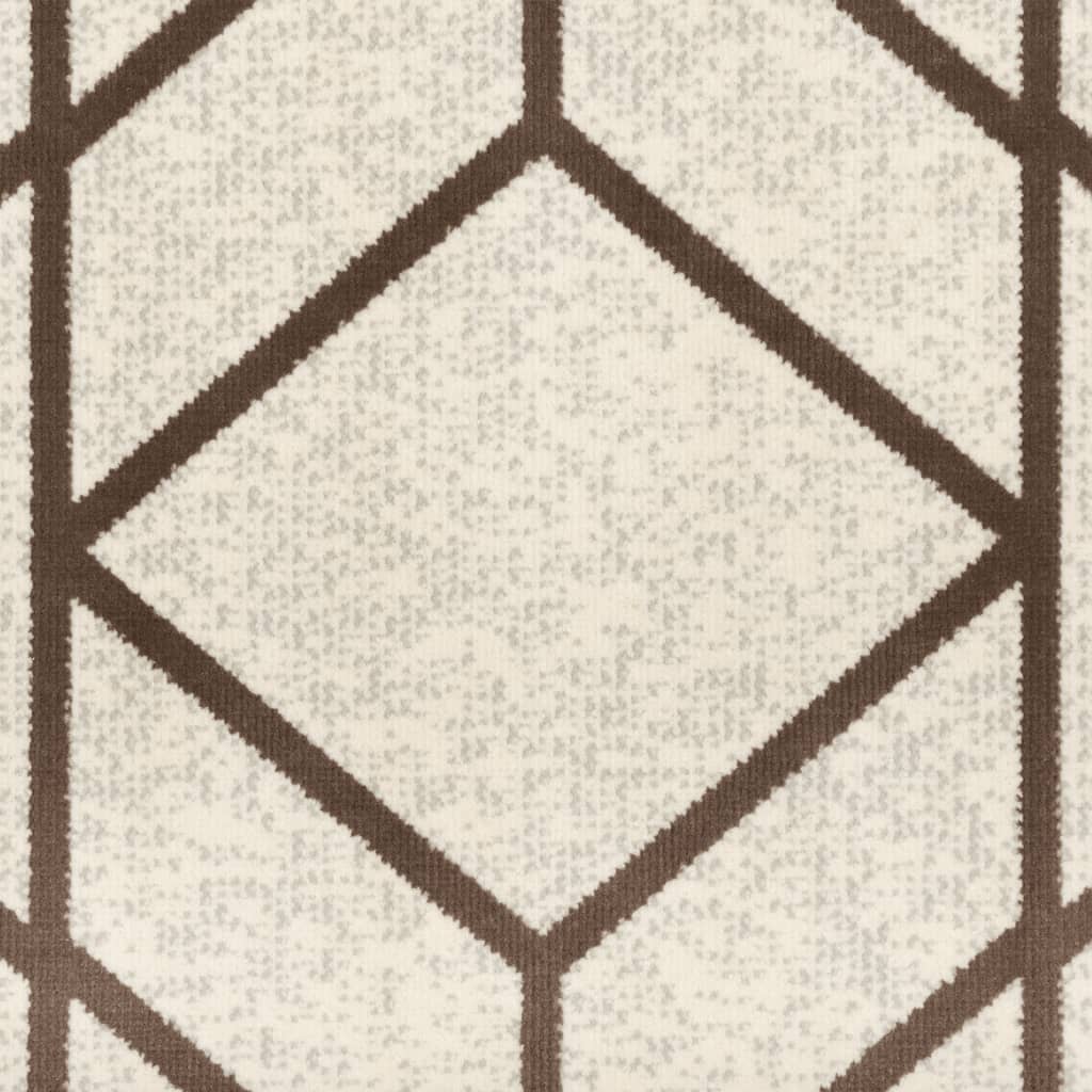 vidaXL Teppich Kurzflor Mehrfarbig 190x300 cm Rutschfest