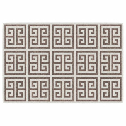 vidaXL  Indoor & Outdoor Teppich Mehrfarbig 120x180 cm Rutschfest
