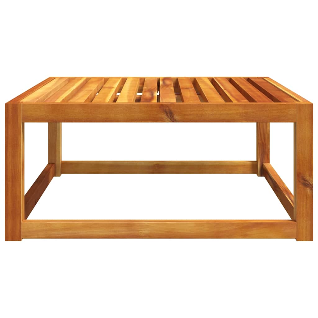 vidaXL Table de jardin 65x65x29 cm Bois d'acacia massif