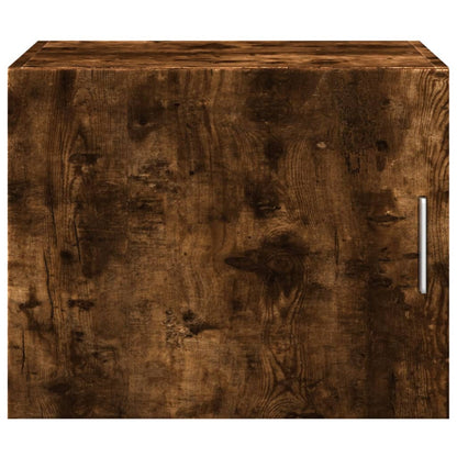 vidaXL Armoire murale chêne fumé 50x42,5x40 cm bois d'ingénierie