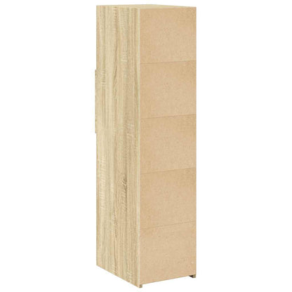 vidaXL Highboard Sonoma-Eiche 30x42,5x124 cm Holzwerkstoff