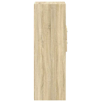 Highboard Sonoma-Eiche 40x42,5x124 cm Holzwerkstoff