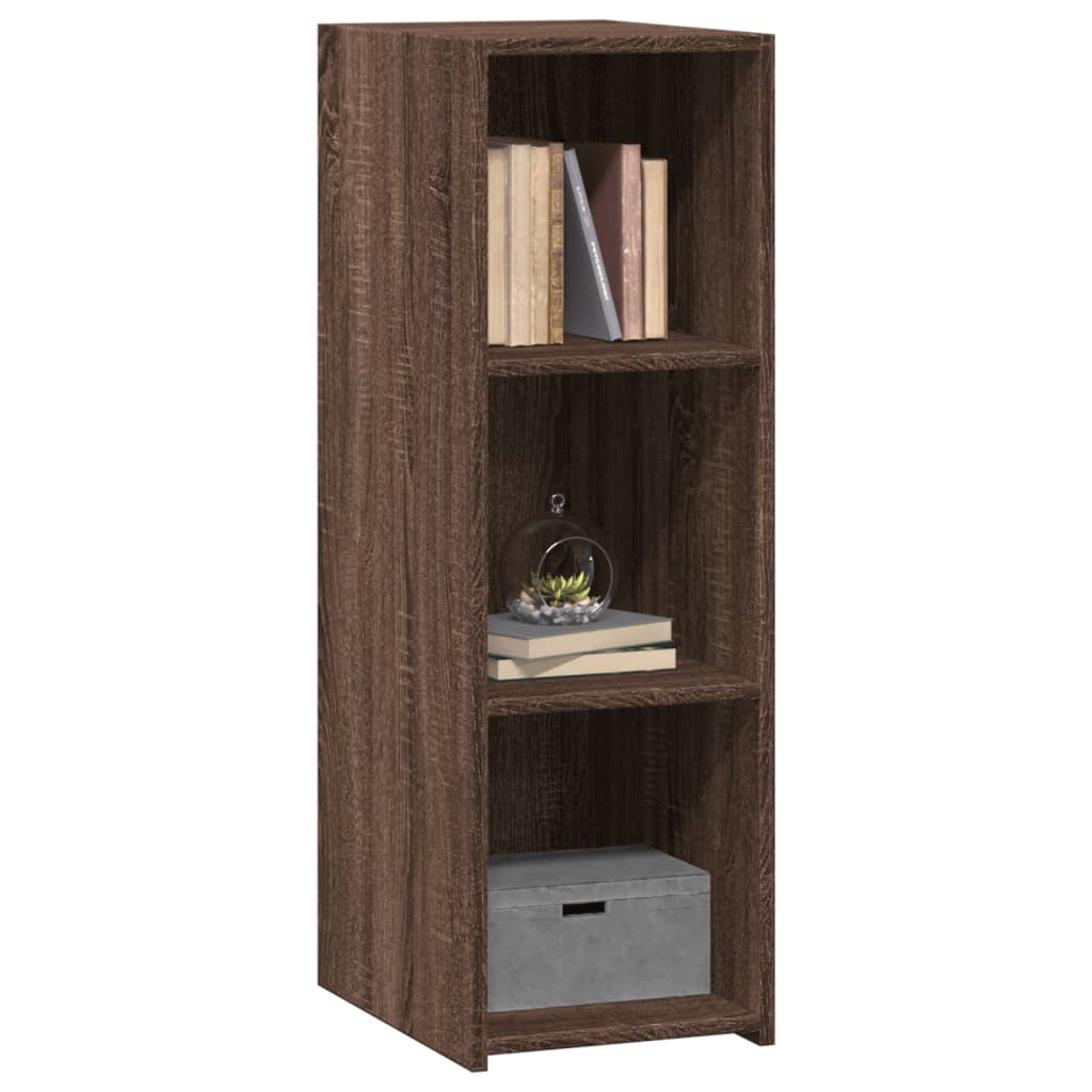 vidaXL Commode marron aspect chêne 30x41x93 cm Bois d'ingénierie
