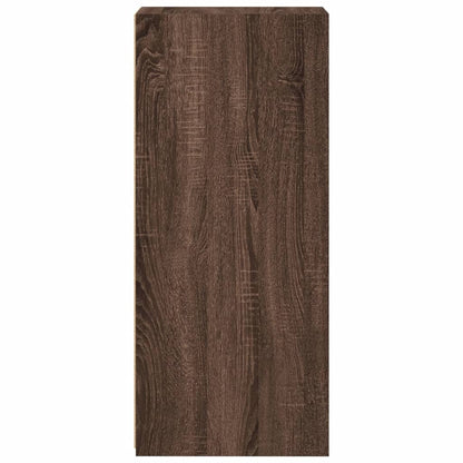 vidaXL Commode marron aspect chêne 30x41x93 cm Bois d'ingénierie