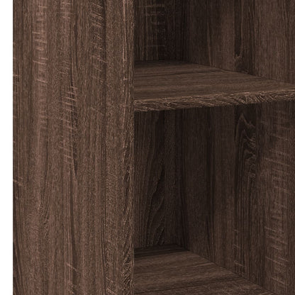 vidaXL Commode marron aspect chêne 30x41x93 cm Bois d'ingénierie