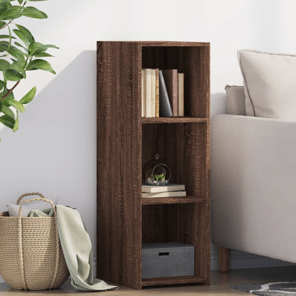 vidaXL Commode marron aspect chêne 30x41x93 cm Bois d'ingénierie